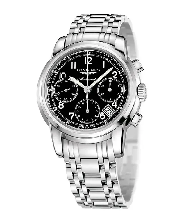 Longines Saint-Imier Chronograph black dial