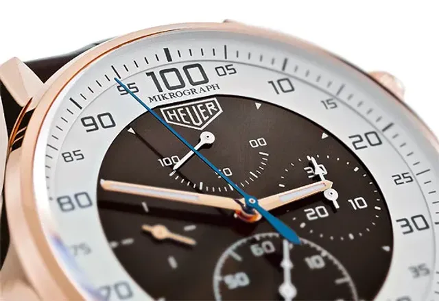 TAG Heuer Mikrograph dial CU