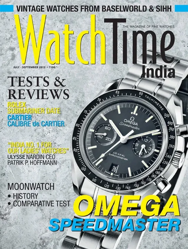 WatchTime India premiere issue cover