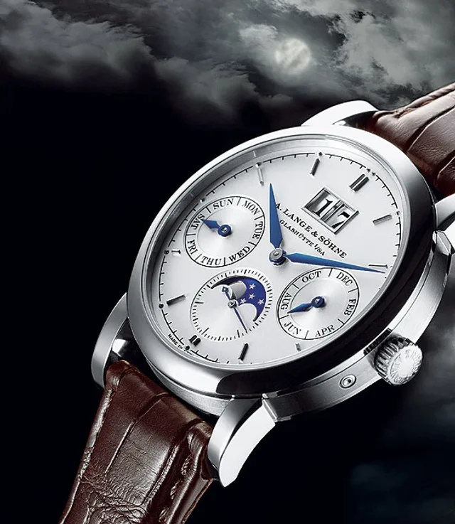 A. Lange & Soehne Saxonia Annual Calendar angle