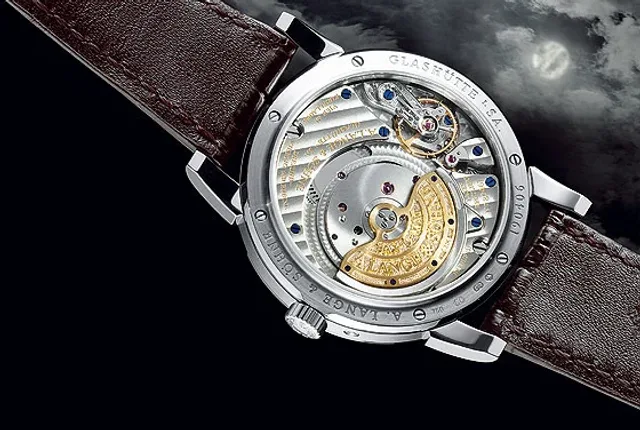 A. Lange & Soehne Saxonia Annual Calendar back