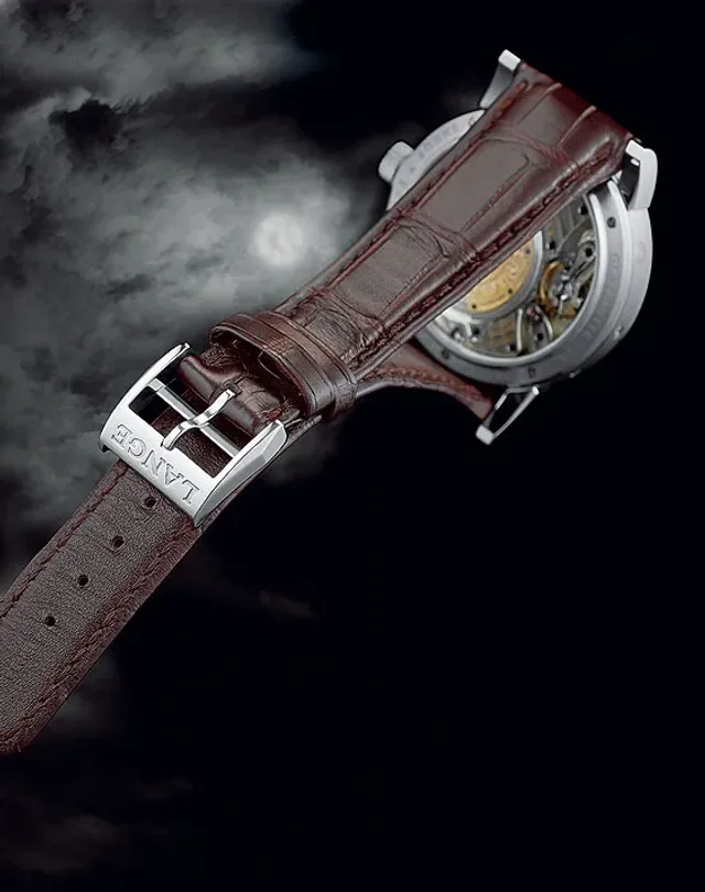 A. Lange & Soehne Saxonia Annual Calendar strap
