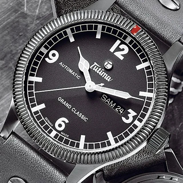 Tutima Grand Classic Black watch dial