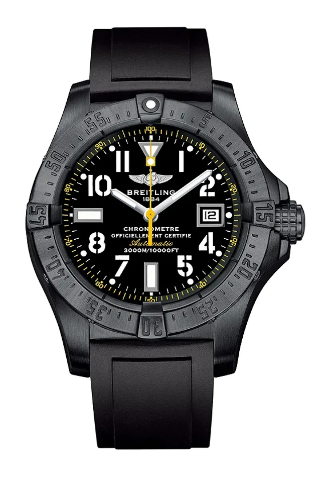 Breitling Avenger Seawolf Blacksteel CodeYellow