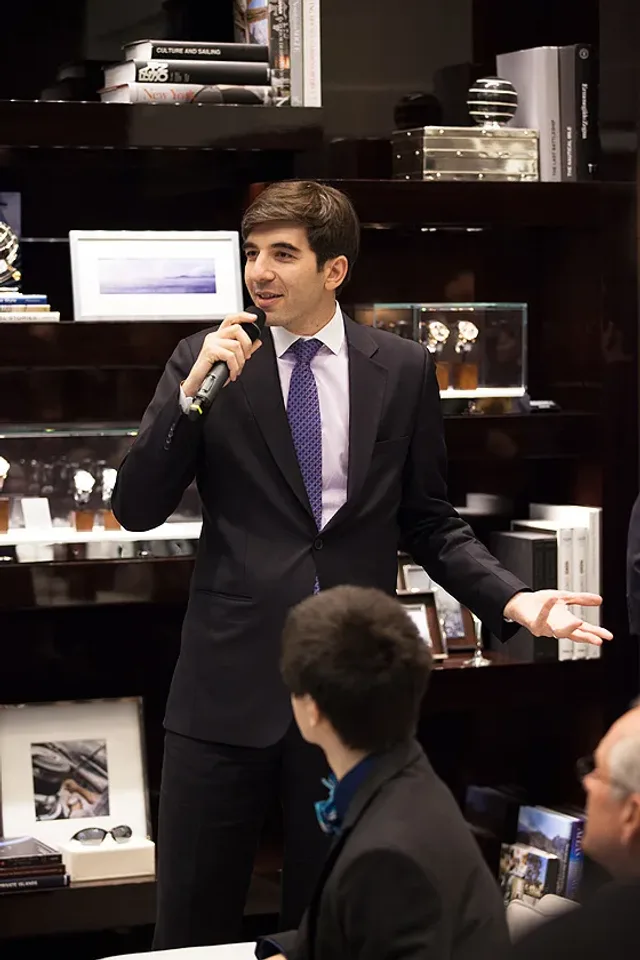 Gianfranco D'Attis at NY IWC boutique
