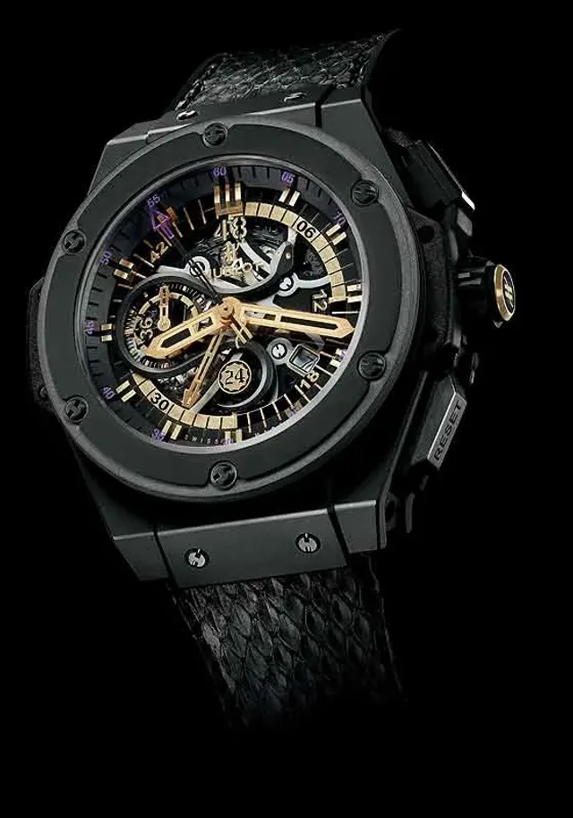 Hublot King Power Black Mamba - front