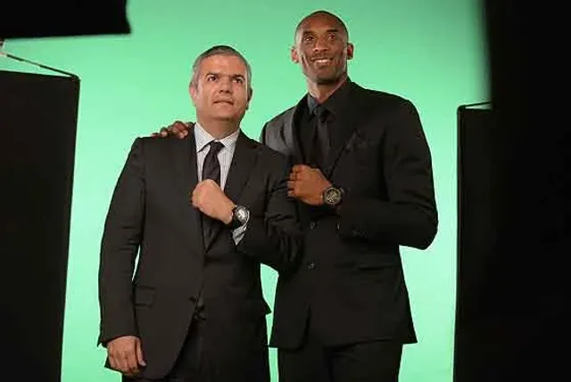 Kobe Bryant w/ Hublot CEO Ricardo Guadalupe