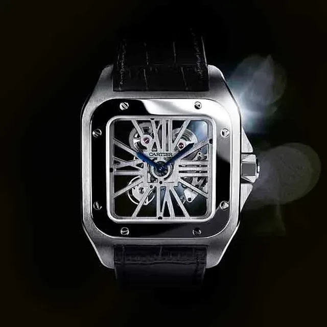 Cartier Santos 100 Skeleton