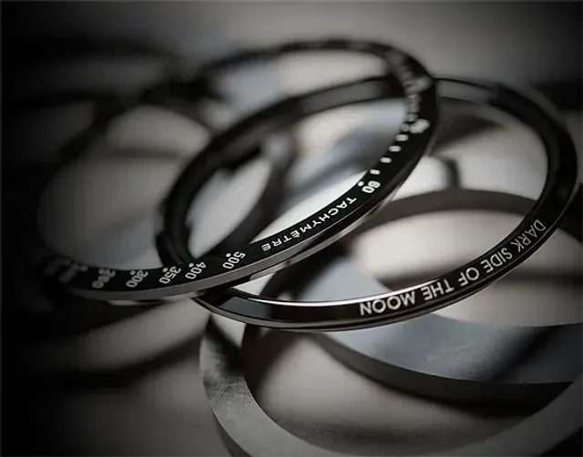 Omega Speedmaster Dark Side of the Moon production -bezels