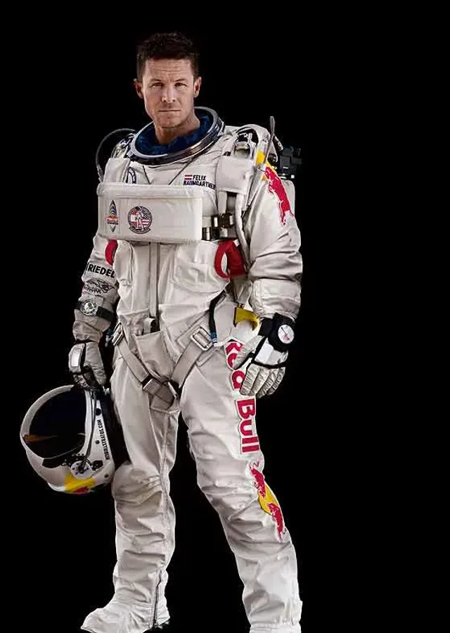 Felix Baumgartner wearing Zenith watch