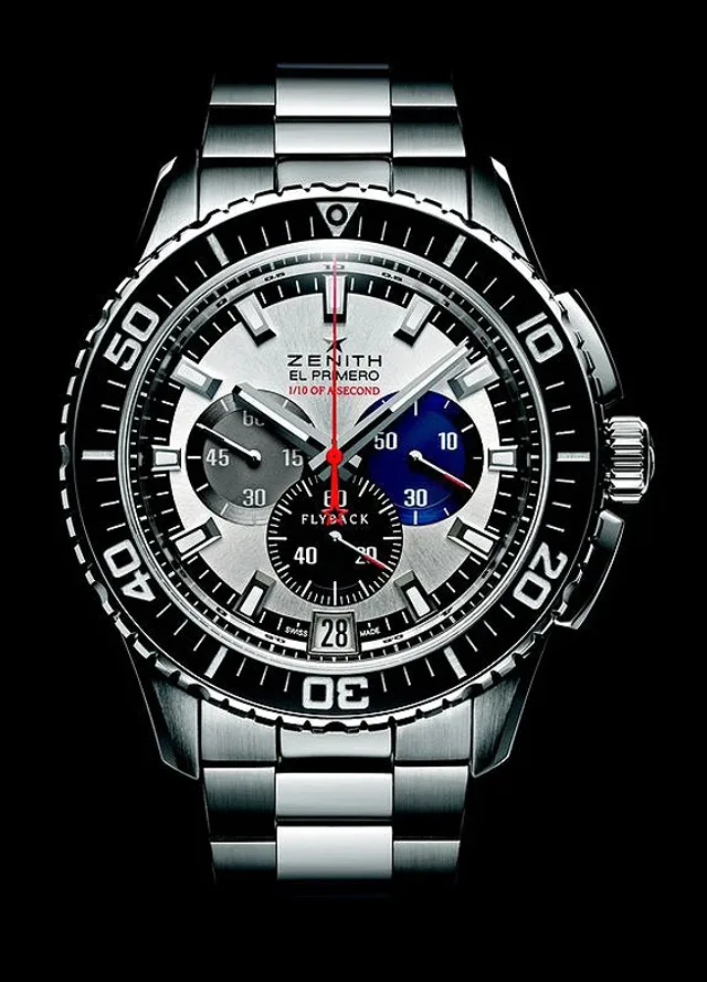Zenith Stratos Flyback Striking 10th Tribute to Felix Baumgartner - front