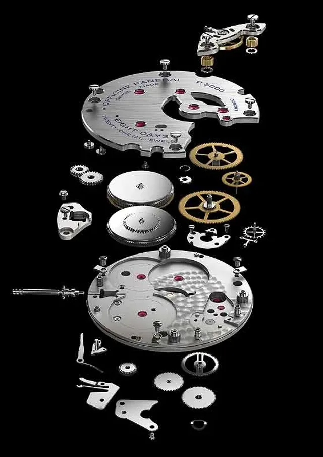 Panerai P5000 Caliber - exploded view