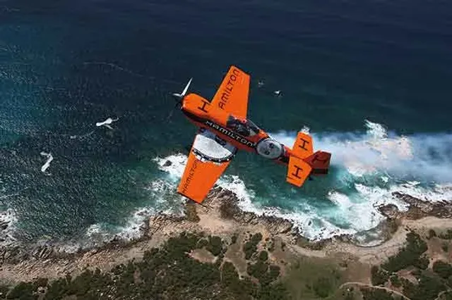 Hamilton Watch Co. aerobatic plane