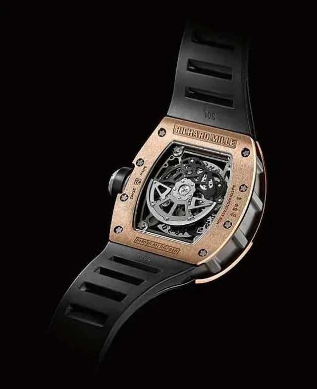 Richard Mille RM 030 in rose gold - caseback