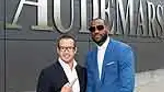 AP's Francois-Henry Bennahmias & LeBron James