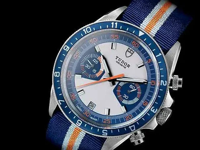 Tudor Heritage Chrono Blue - front