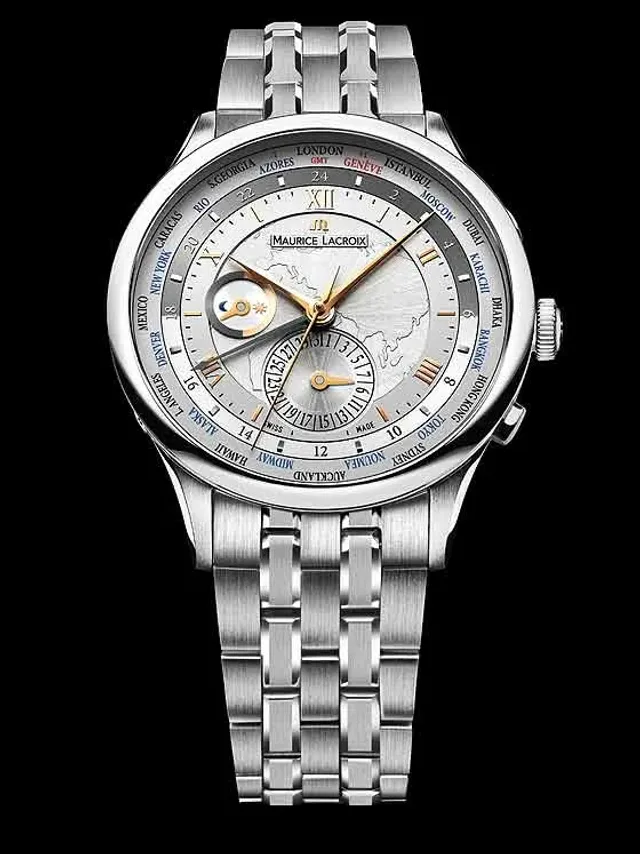 Maurice Lacroix Masterpiece Worldtimer - Asia-bracelet