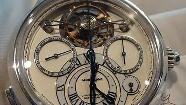 Montblanc Collection Villeret 1858 ExoTourbillon Rattrapante