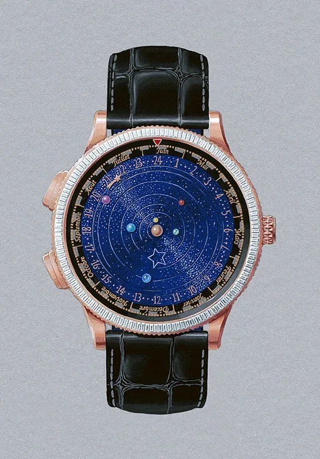 Van Cleef & Arpels Midnight Planetarium Baguette