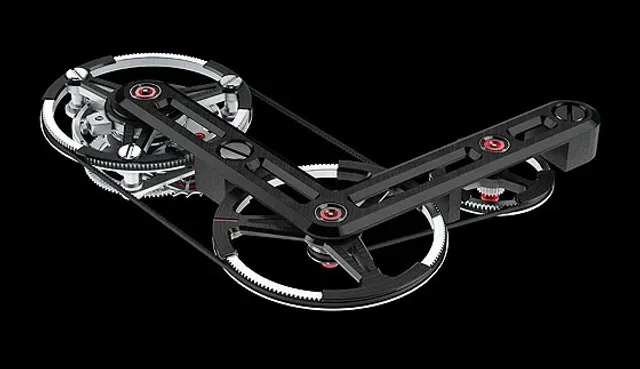 TAG Heuer Monaco V4 Tourbillon - bridge
