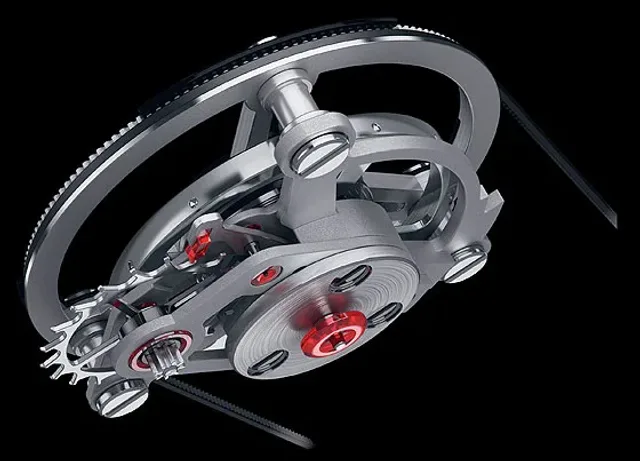 TAG Heuer Monaco V4 Tourbillon - detail