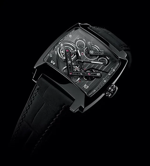 TAG Heuer Monaco V4 Tourbillon - angle