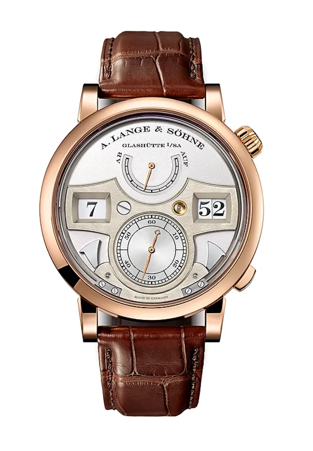 A. Lange & Sohne Zeitwerk Striking Time rose gold