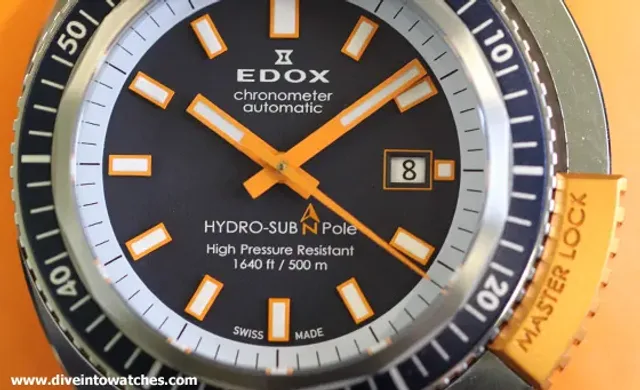 Edox Hydro Sub North Pole LE - Dial