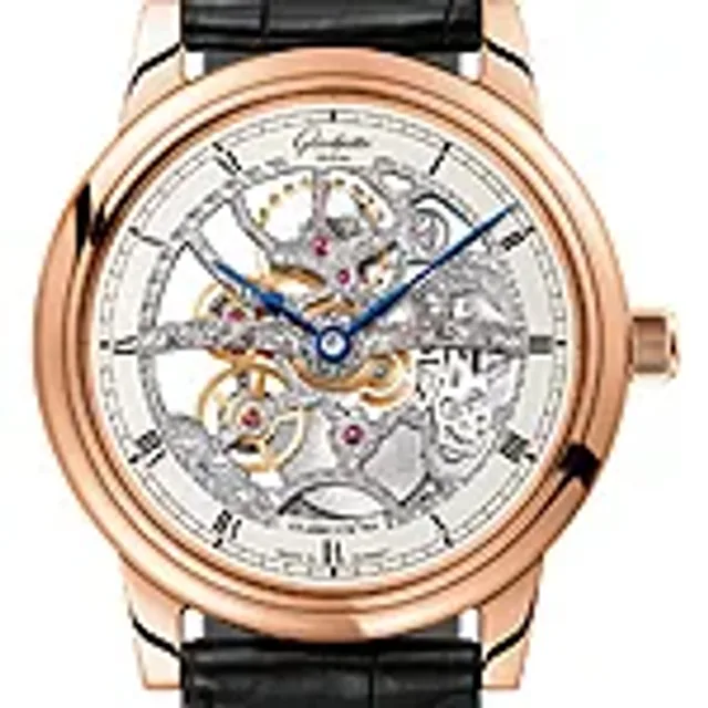 Glashutte Original Senator Manual-Winding Skeletonized Edition - front