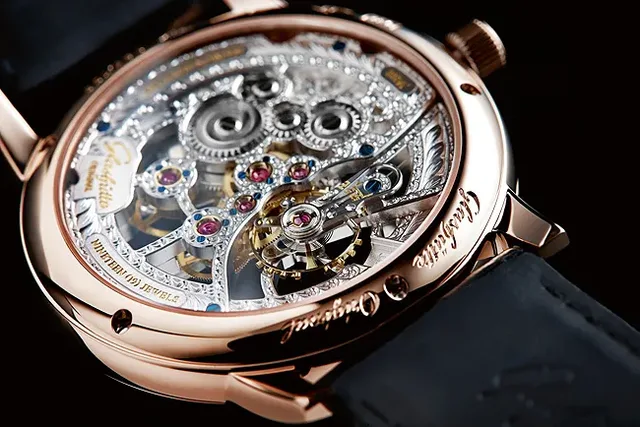 Glasutte Original Senator Manual Winding Skeletonized Edition - back