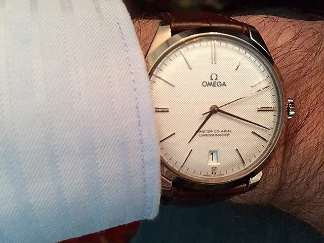 Omega De Ville Tresor on wrist