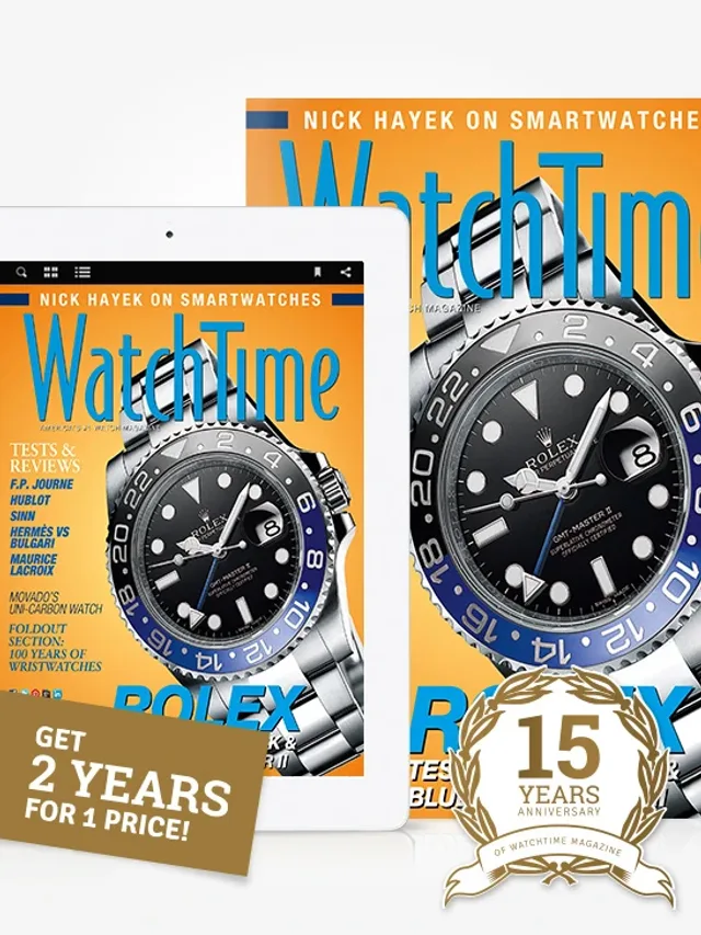 WatchTime 15 years Cover