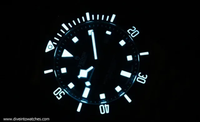 Tudor Pelagos - Dial with Lume