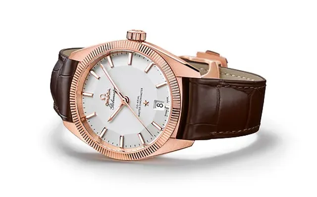 Omega Globemaster - white dial - reclining