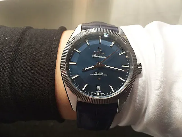 Omega Globemaster on wrist