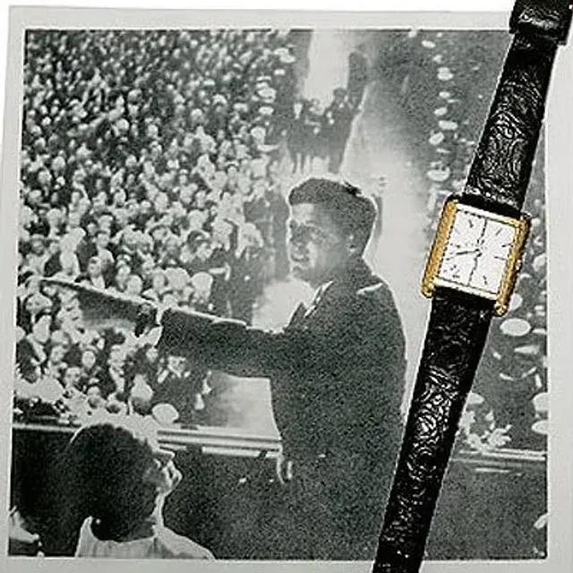 John F. Kennedy with Omega Ultra Thin
