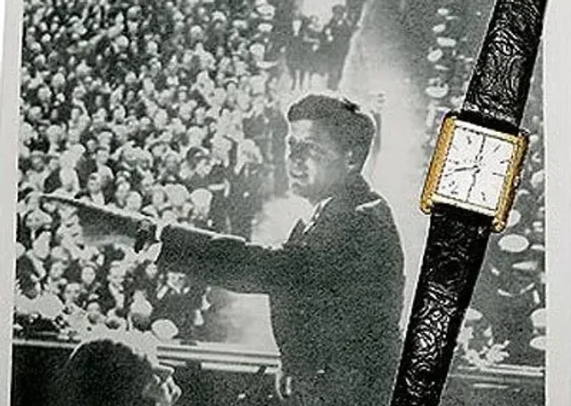 John F. Kennedy with Omega Ultra Thin