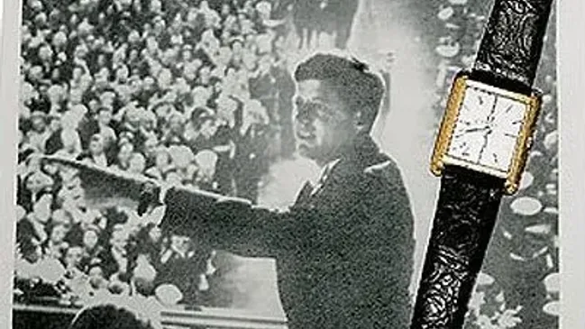 John F. Kennedy with Omega Ultra Thin