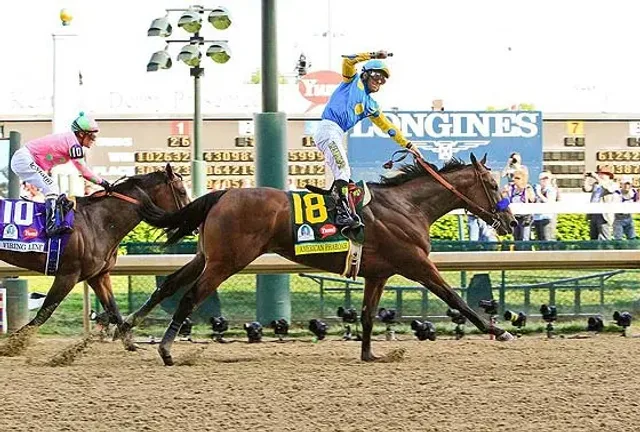 Longines signage at Kentucky Derby Finish Line