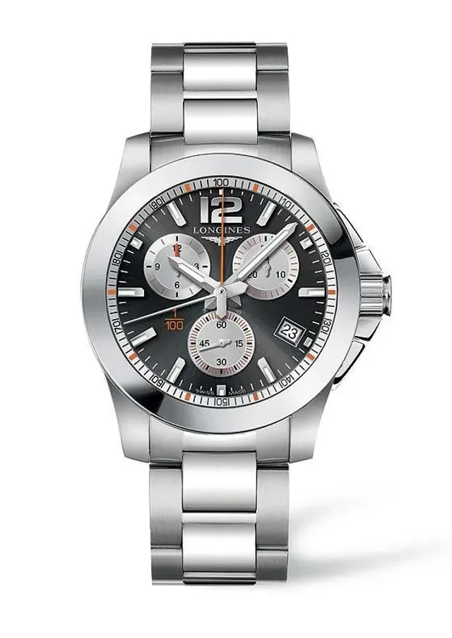 Longines Conquest 1/100th Roland Garros - front