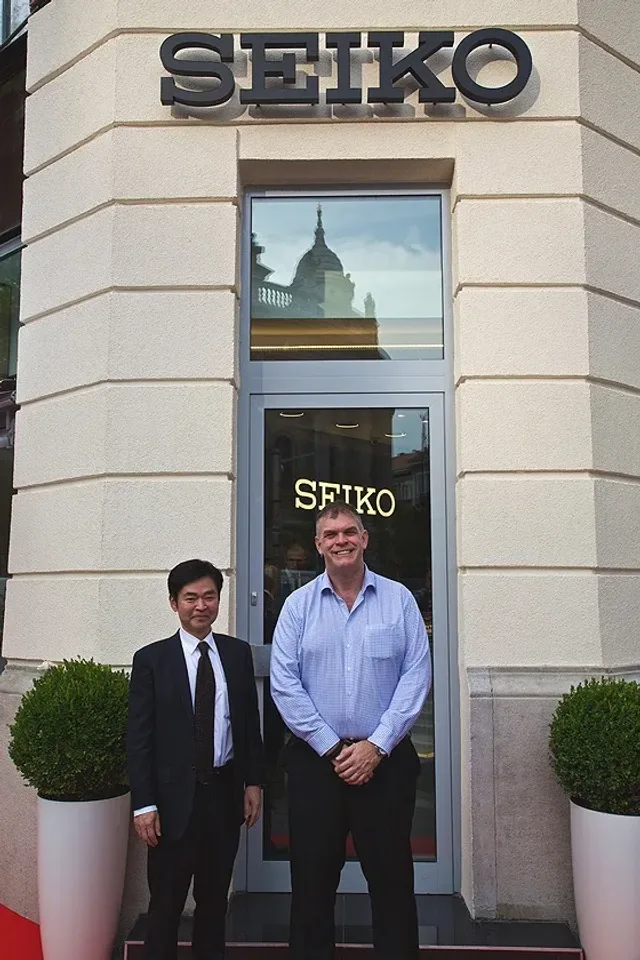 Angus Davies w/Kimiharu Suenaga - Seiko boutique