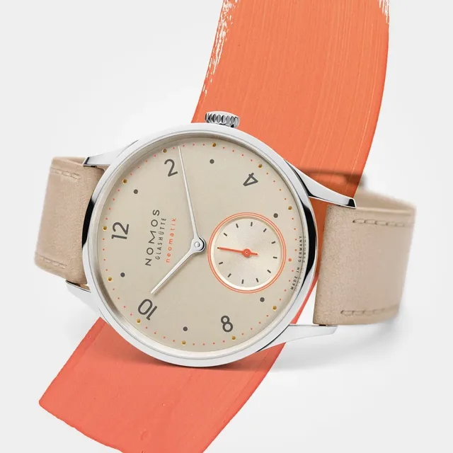 Nomos Minimatik - champagne dial
