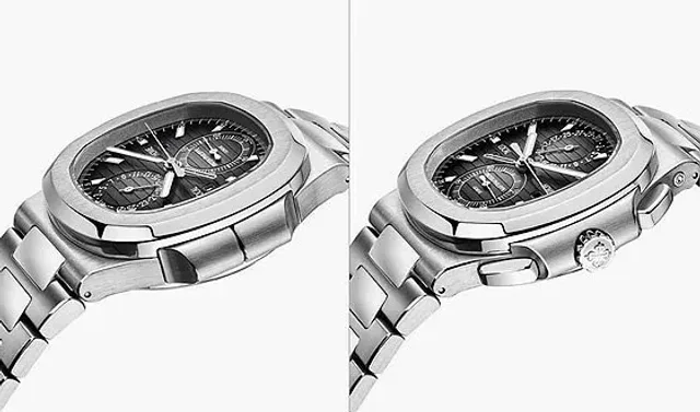 Patek Philippe Nautilus TravelTime - side