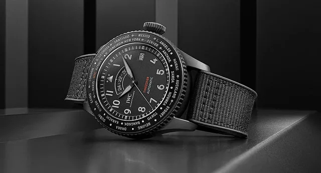 IWC Launches New Timezoner Top Gun in Ceratanium