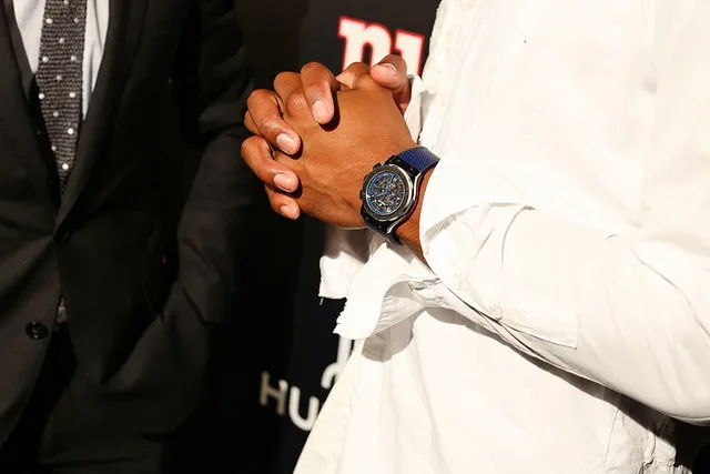 Victor Cruz wearing Hublot watch - CU