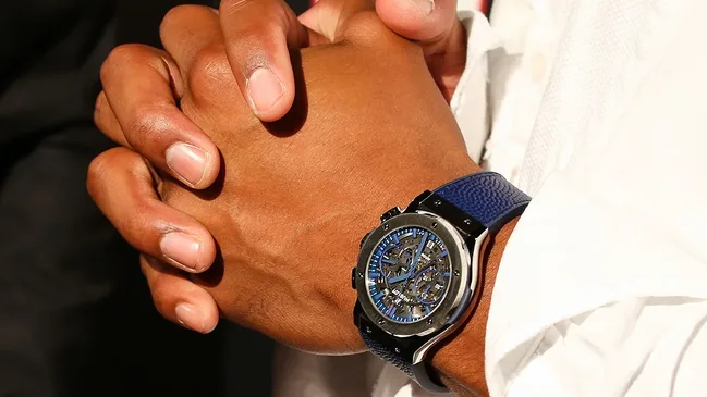 Hublot NY Giants watch - wrist