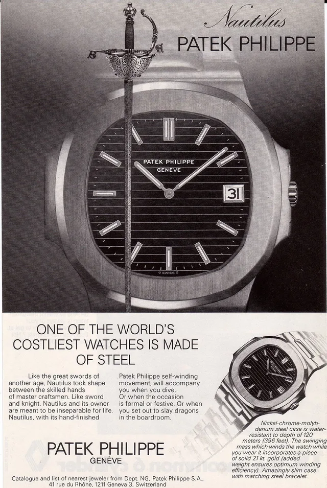 Patek Philippe Nautilus ad