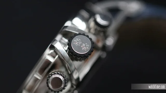 Jaquet Droz Grande Seconde SW Chrono - Blue - Crown