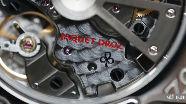 Jaquet Droz Grande Seconde SW Chrono - Blue - Caliber Decoration