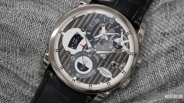 Parmigiani Fleurier Tonda Hemispheres - White Gold - flat